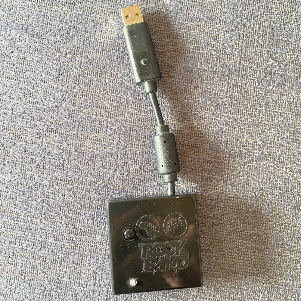 Black USB Controller for Rock Band air guitars